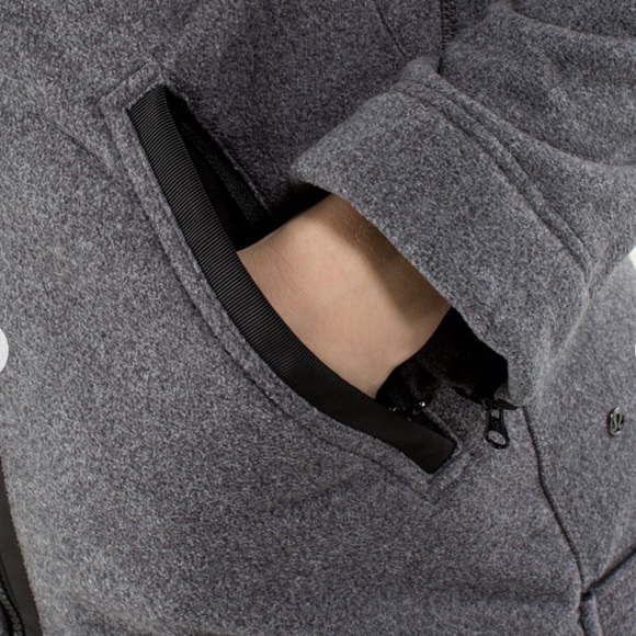 Lululemon Ambient Grey Moto Jacket - Picture 3 of 11